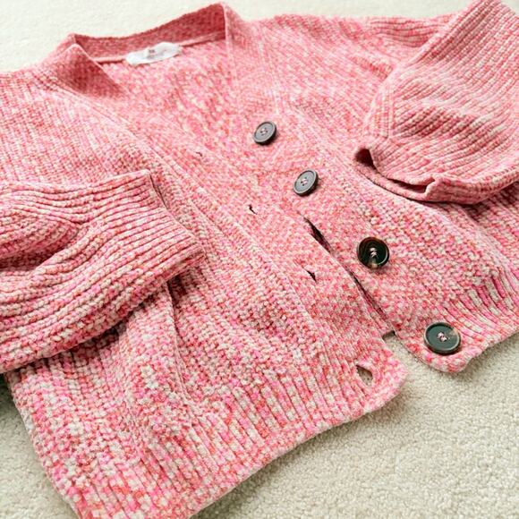 H&M Pink and Cream Knit Sweater size 12 - Picture 3 of 5